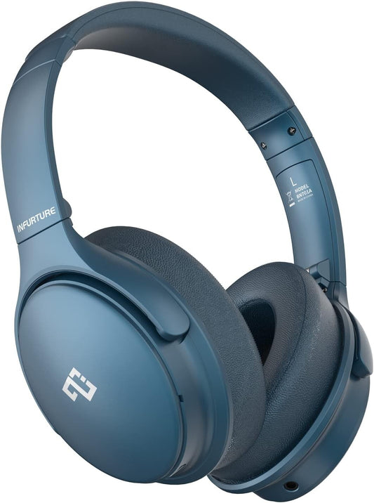 Cuffie INFURTURE con cancellazione attiva del rumore, cuffie Bluetooth wireless
