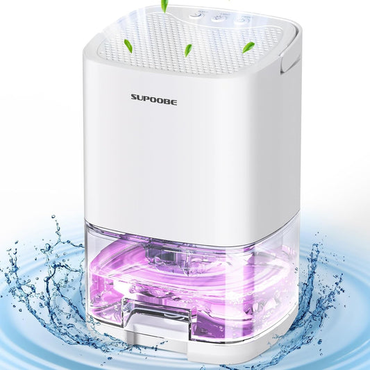 Deumidificatore Casa  Portatile 1100ML Silenzioso Spegnimento Automatico