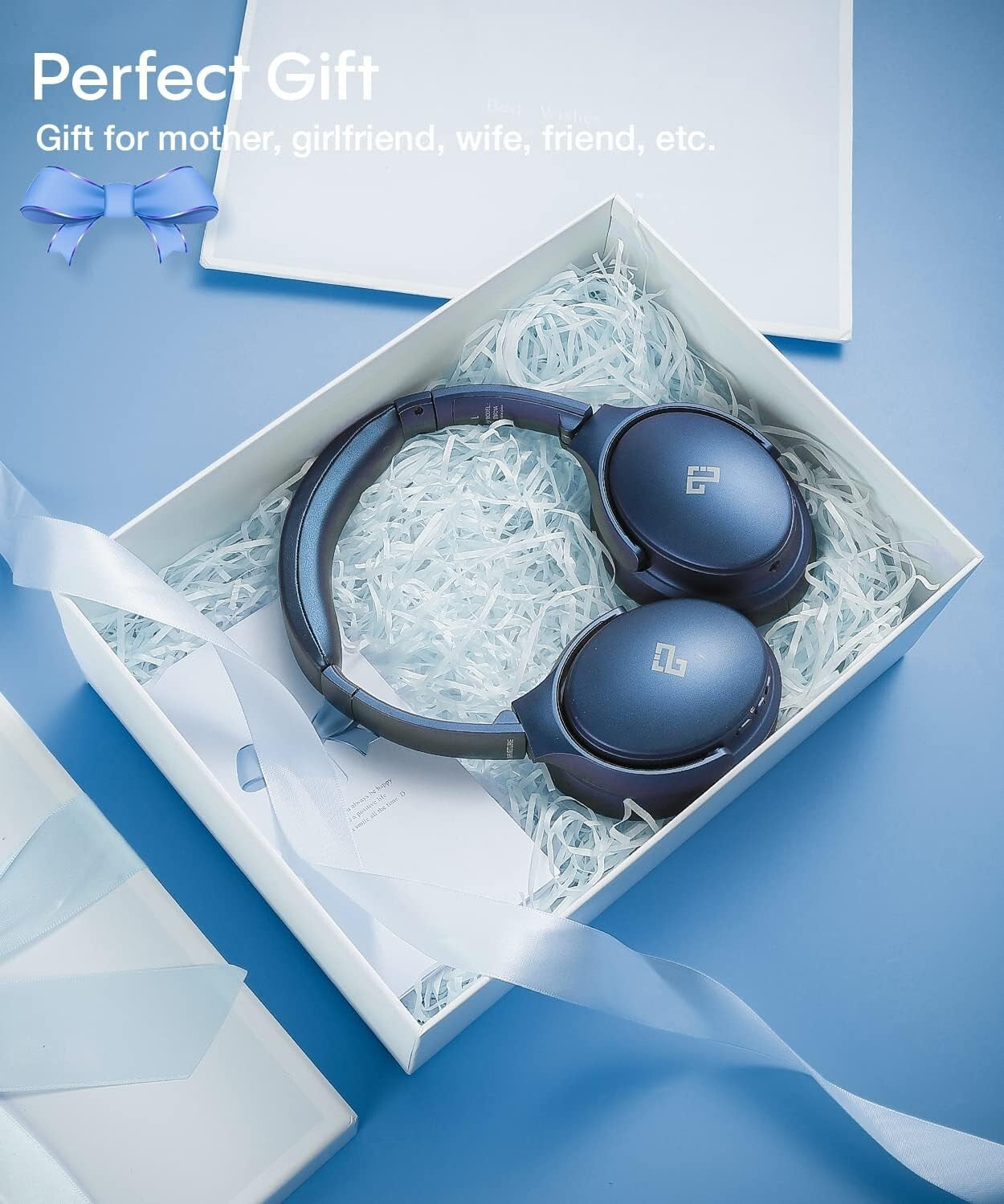 Cuffie INFURTURE con cancellazione attiva del rumore, cuffie Bluetooth wireless