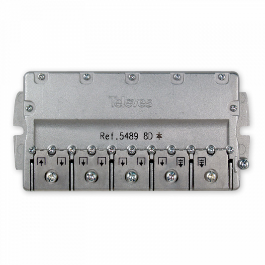 Televes 5489 Partitore da 8 vie con sistema di connessione EasyF