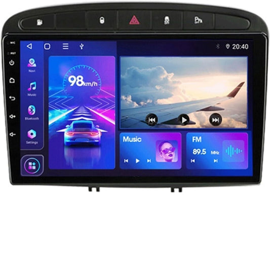 Android 12.0 Autoradio 2 Din Stereo per Peugeot 308 408 2010-2016 Car Tablet 9