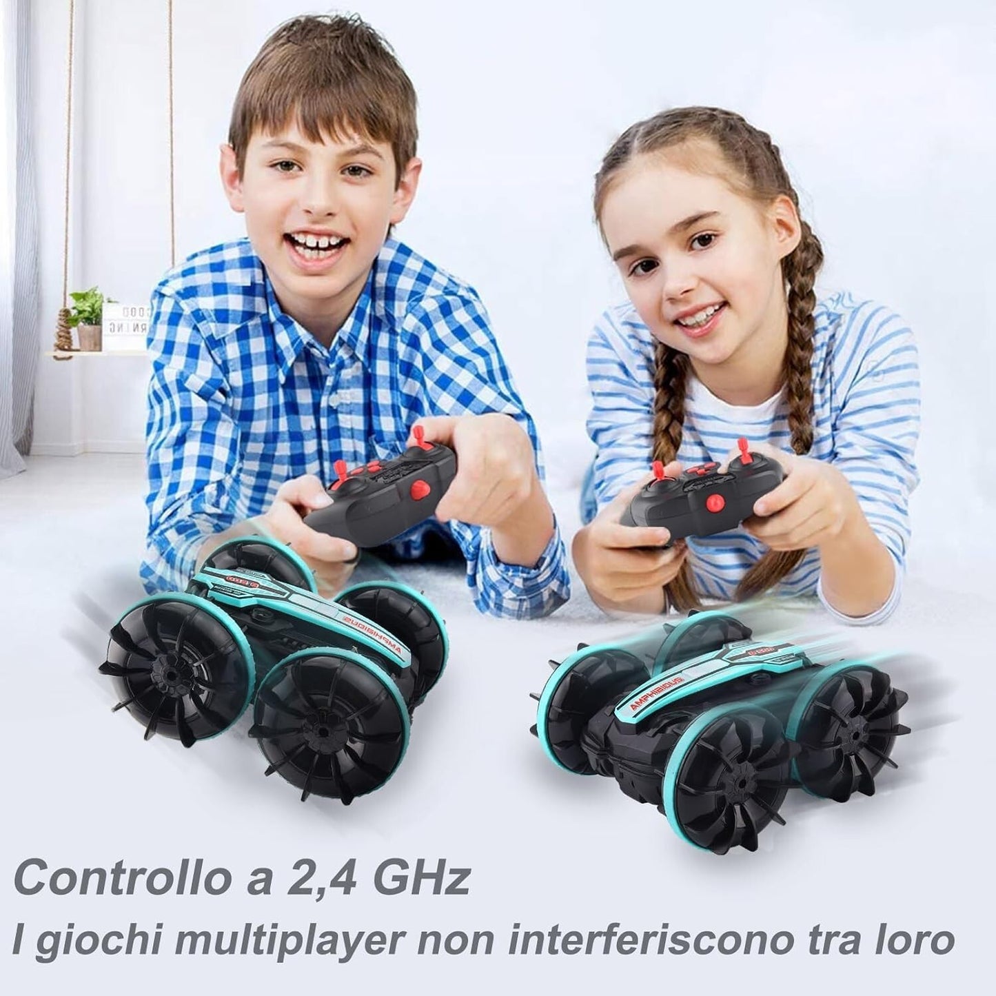 Stunt Auto radiocomandata impermeabile con sensore gestuale telecomando da 50 m