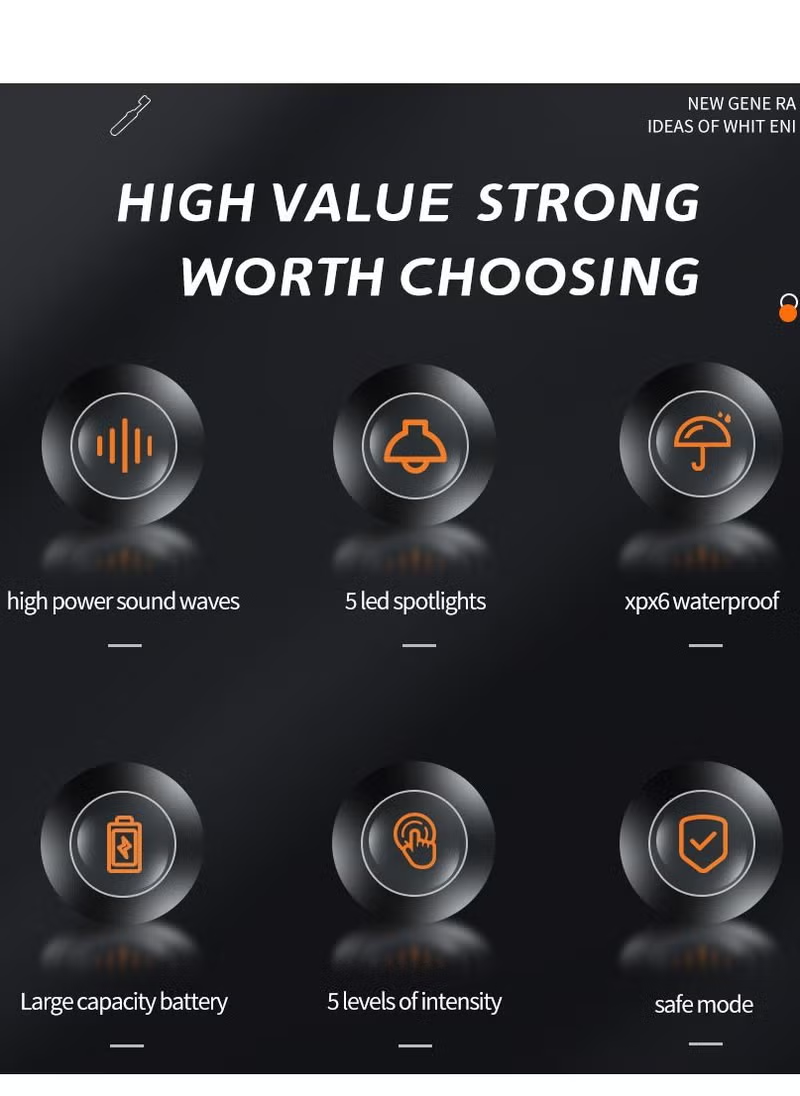 JLY-03 Strumento elettrico per la pulizia dei denti, per lo sbiancamento