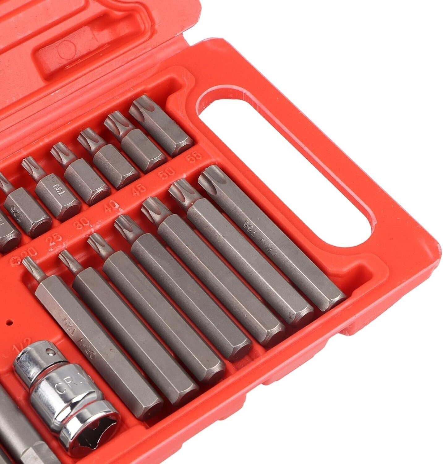 Set di Dadi Multi-dente, Set di Punte a Percussione da 40 Pezzi Set di Dadi a Br