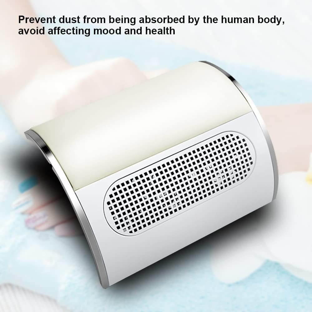 Aspiratore Unghie Professionale 80W Aspirapolvere Elettrico con 2 Sacchetti