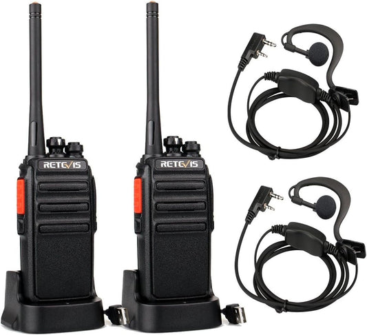 Retevis RT24 Walkie-Talkie Ricetrasmittenti PMR446 Licenza Libera 16 Canali X2