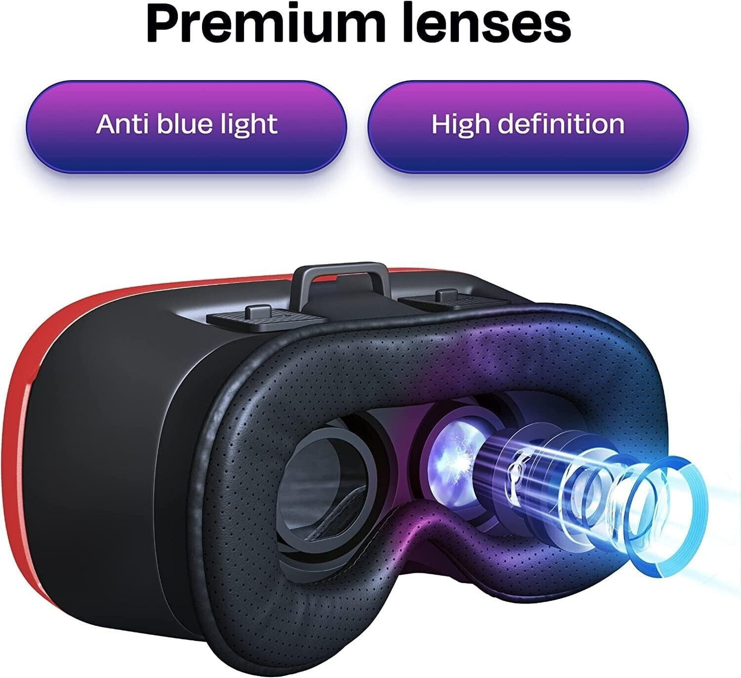 Realtà Virtuale, VR Occhiali Compatibile con iPhone/Android – Gioca con I Tuoi G