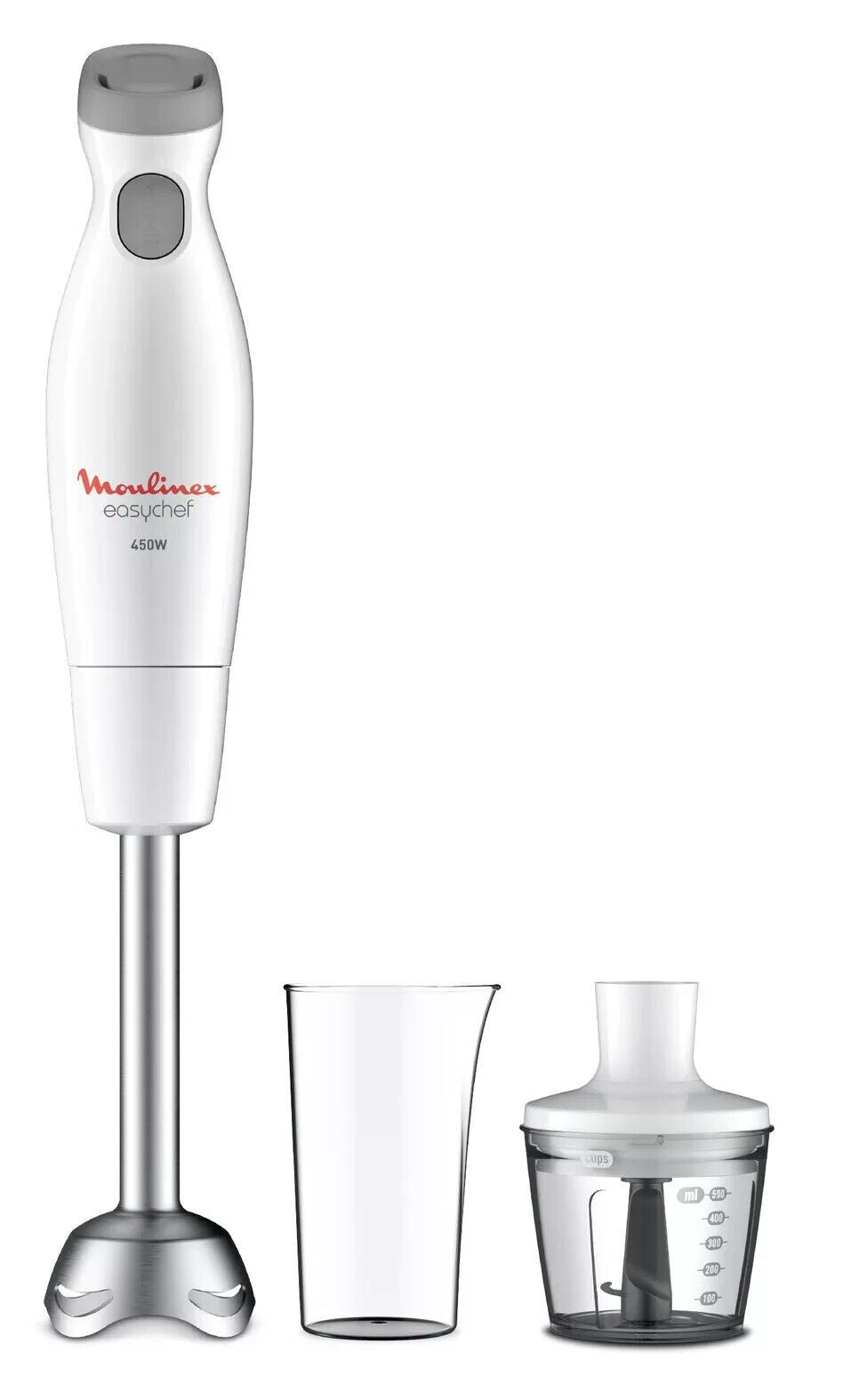 MOULINEX FRULLATORE IMMERSIONE 2IN1 450W 2SP WHT DD4521