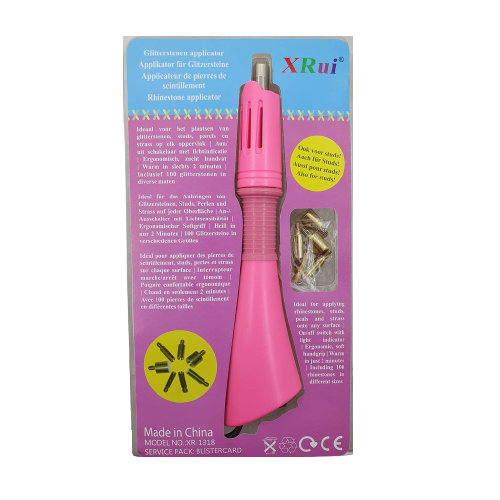 Strumento di applicazione di strass Xrui Applicatore manuale di strass e perle