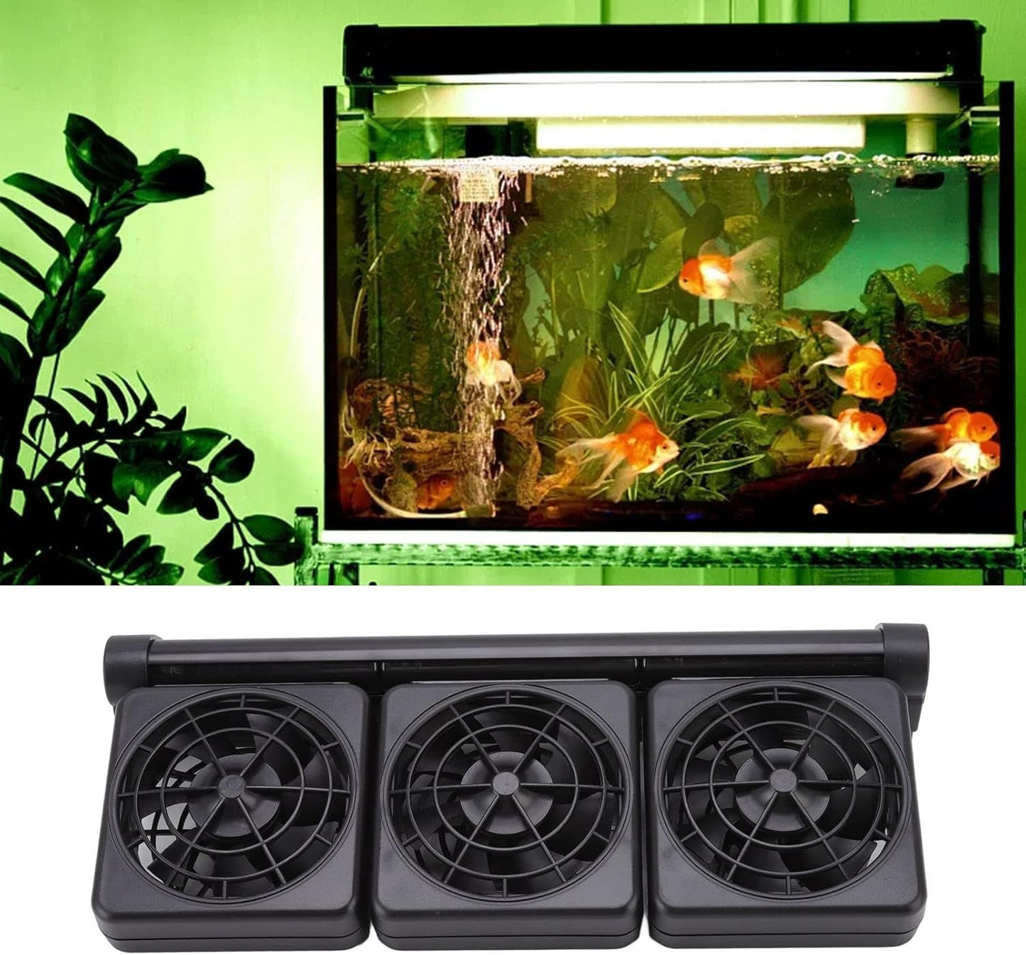 Ventilatore ventola d raffreddamento per acquario a 3 teste per acquario sospeso