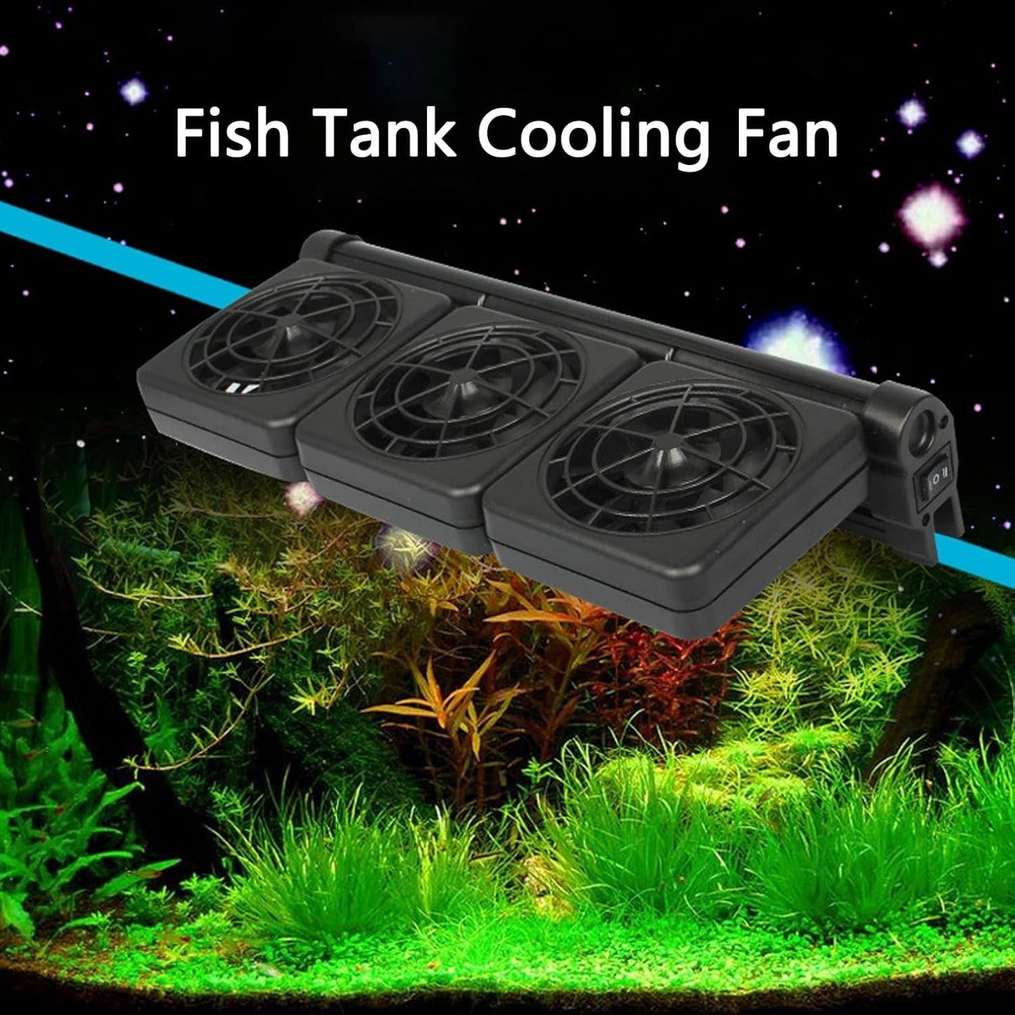 Ventilatore ventola d raffreddamento per acquario a 3 teste per acquario sospeso