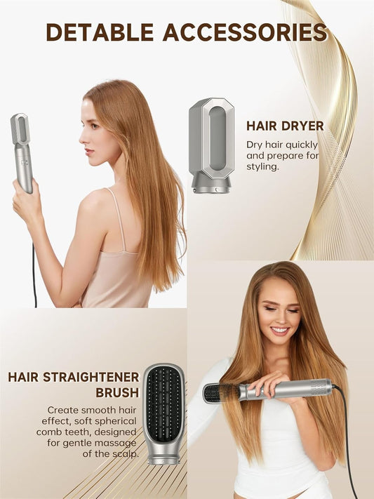Styler per Capelli 6 in 1 Set di Styler per Capelli Airstyler con Ferro Arriccia