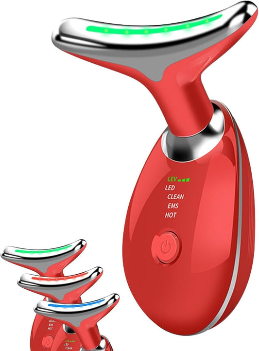 Massaggiatore per viso ricaricabile per la riduzione delle rughe a luce pulsata