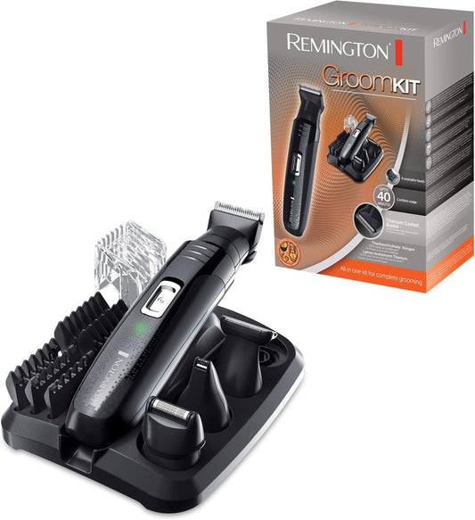 Remington Rasoio Elettrico Multiuso Rifinitore corpo Regolabarba GroomKit PG6130