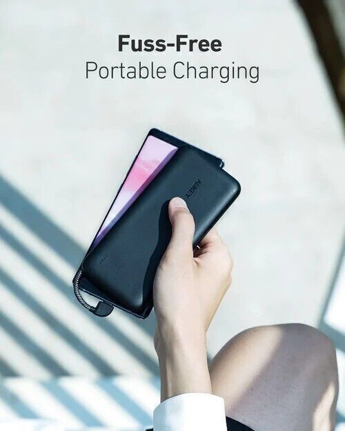 AUKEY PB-N73C 10.000 mAh 18 W con cavo USB-C integrato Caricabatterie portatile