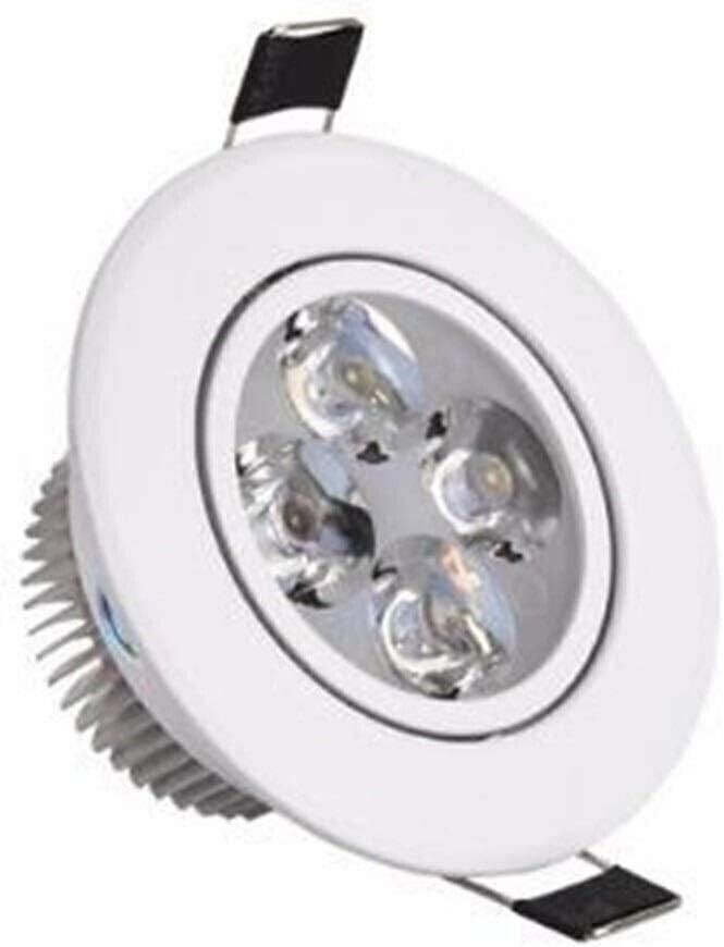 10 Faretti antiabbagliamento  a LED Plafoniere Incasso con Downlight girevoli