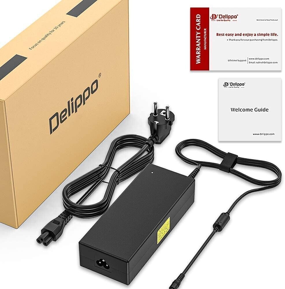 Delippo 120W 19.5V 6.15A Adattatore Caricabatterie per Laptop per Lenovo Y400