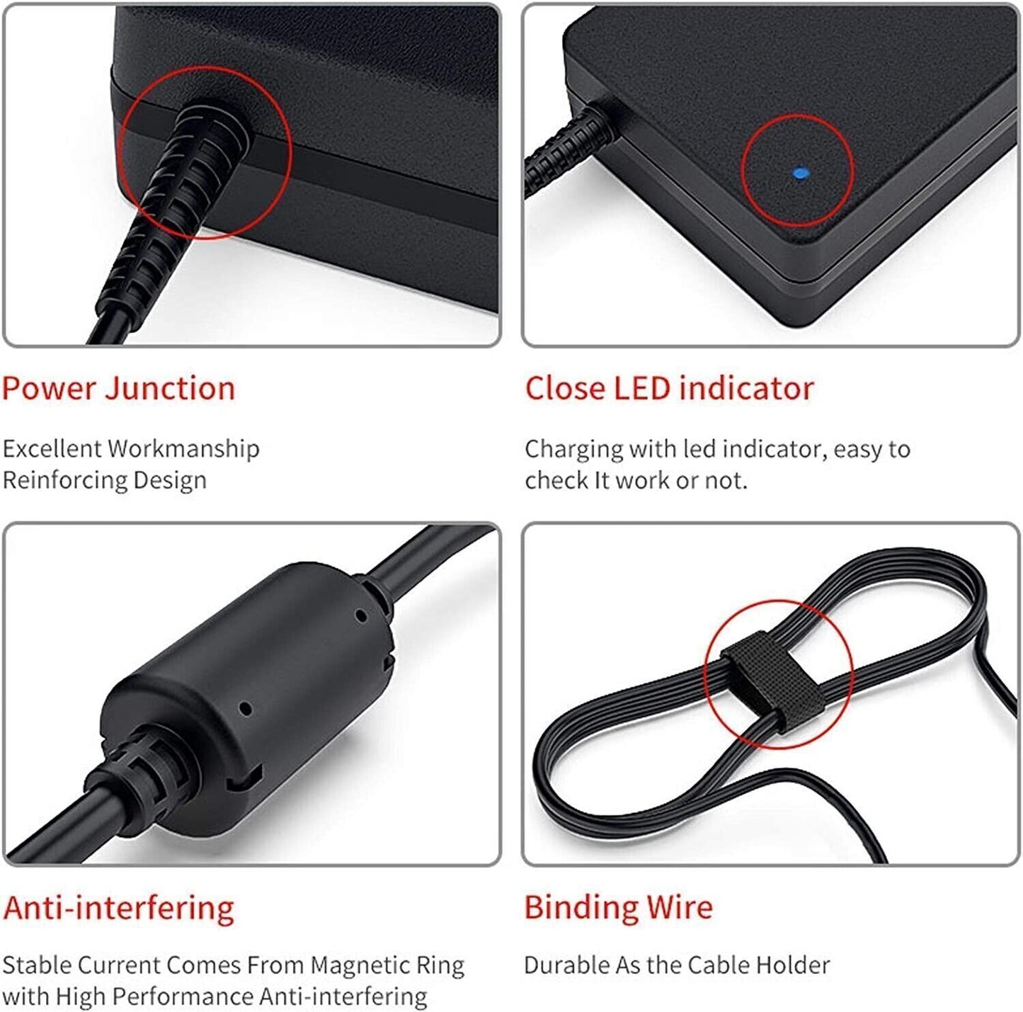 Delippo 120W 19.5V 6.15A Adattatore Caricabatterie per Laptop per Lenovo Y400