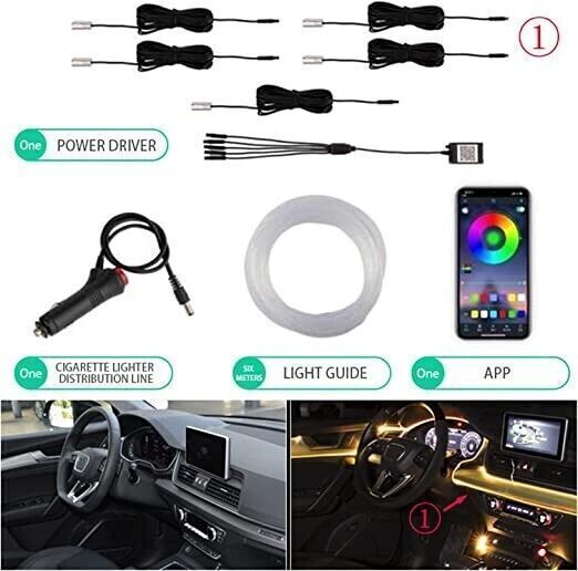Luci LED per Auto Lampada, Luce Decorativa impermeabile per la decorazione