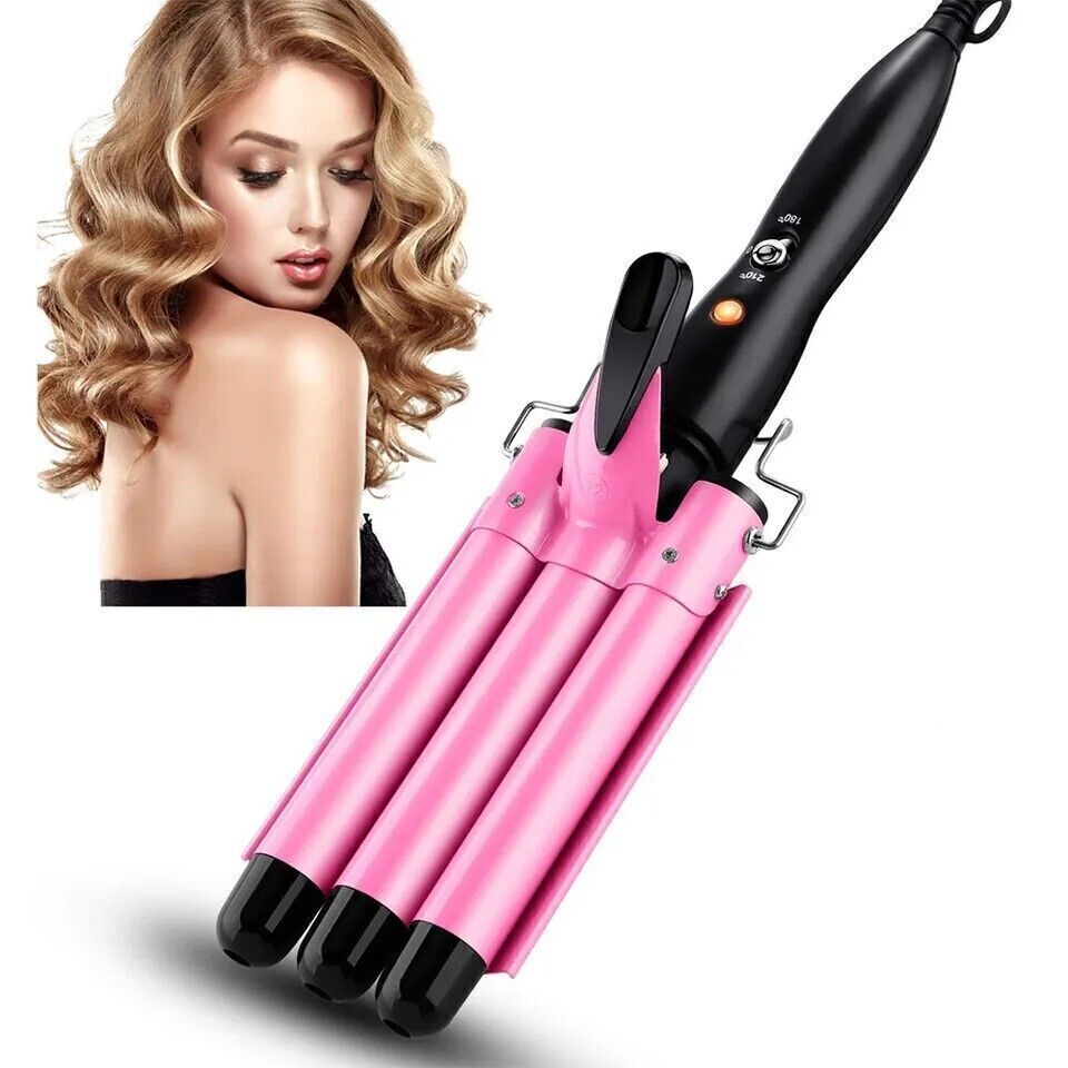 Piastra Rosa per Onde Capelli 22mm 3 Rami con Controllo Intelligente