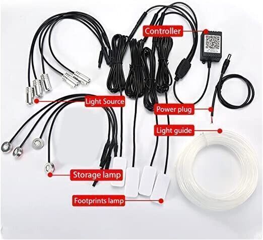 Luci LED per Auto Lampada, Luce Decorativa impermeabile per la decorazione