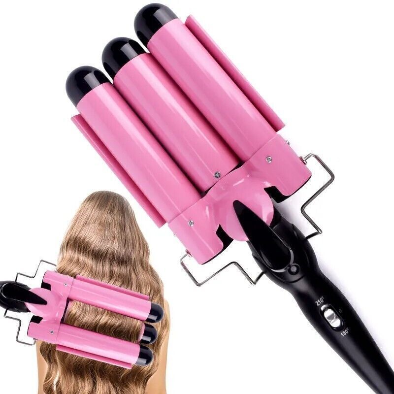 Piastra Rosa per Onde Capelli 22mm 3 Rami con Controllo Intelligente