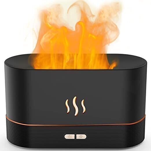 Diffusore di Oli Essenziali con Effetto Fiamma Umidificatore Ambiente