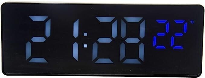 Display della temperatura a LED Orologio da tavolo elettronico Controllo vocale