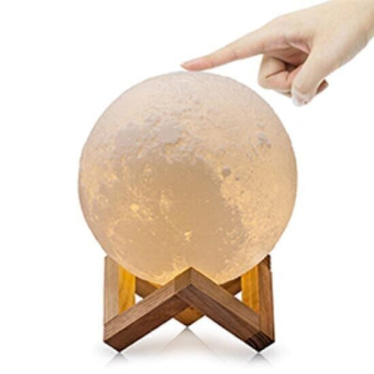 Lampada lunare, stampa 3D Luce lunare, Luce notturna Lampada fredda Lampada luna