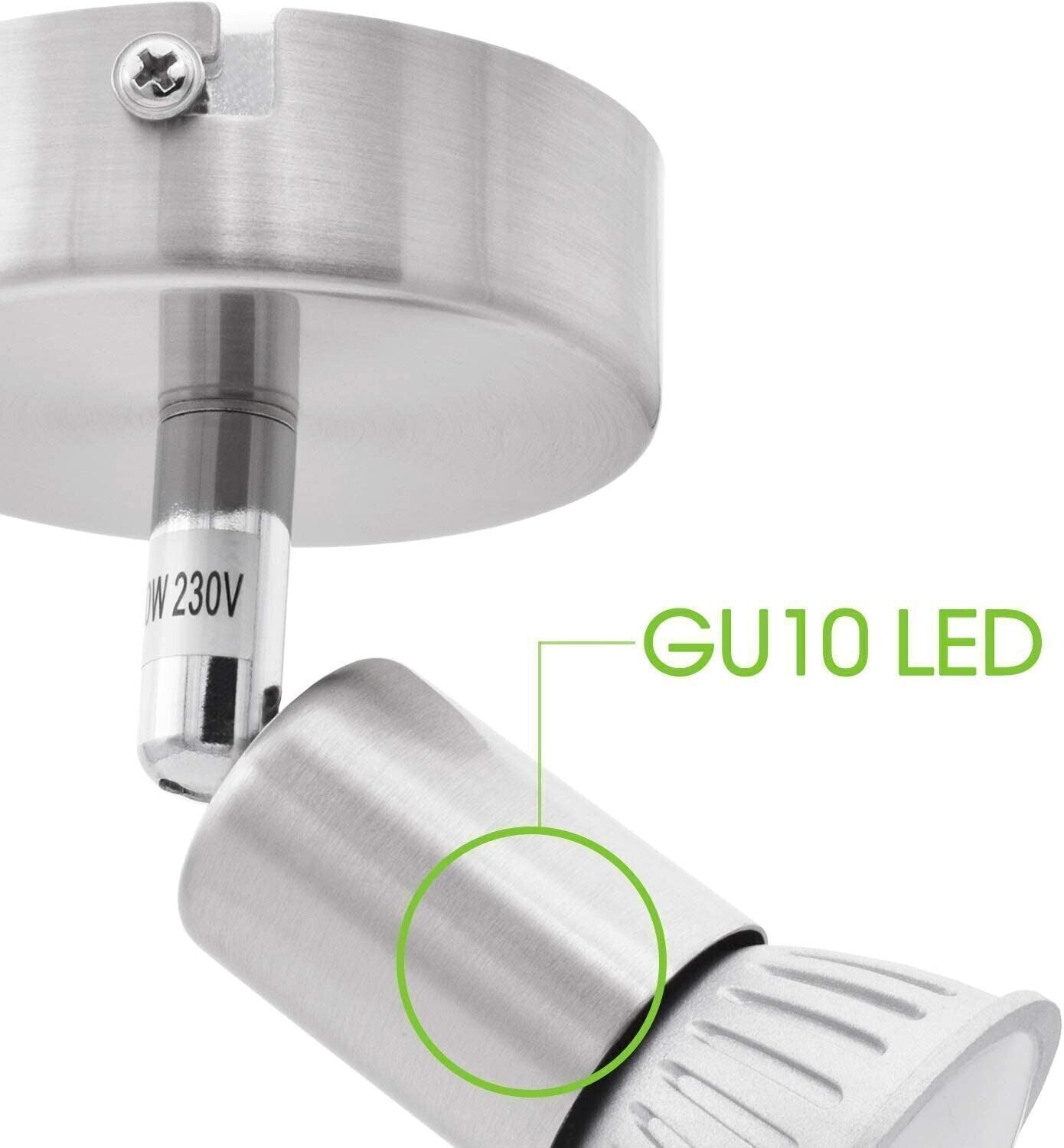 Lumare faretto da soffitto 5W 1 lampada | GU10 400 lumen SMD LED lampada