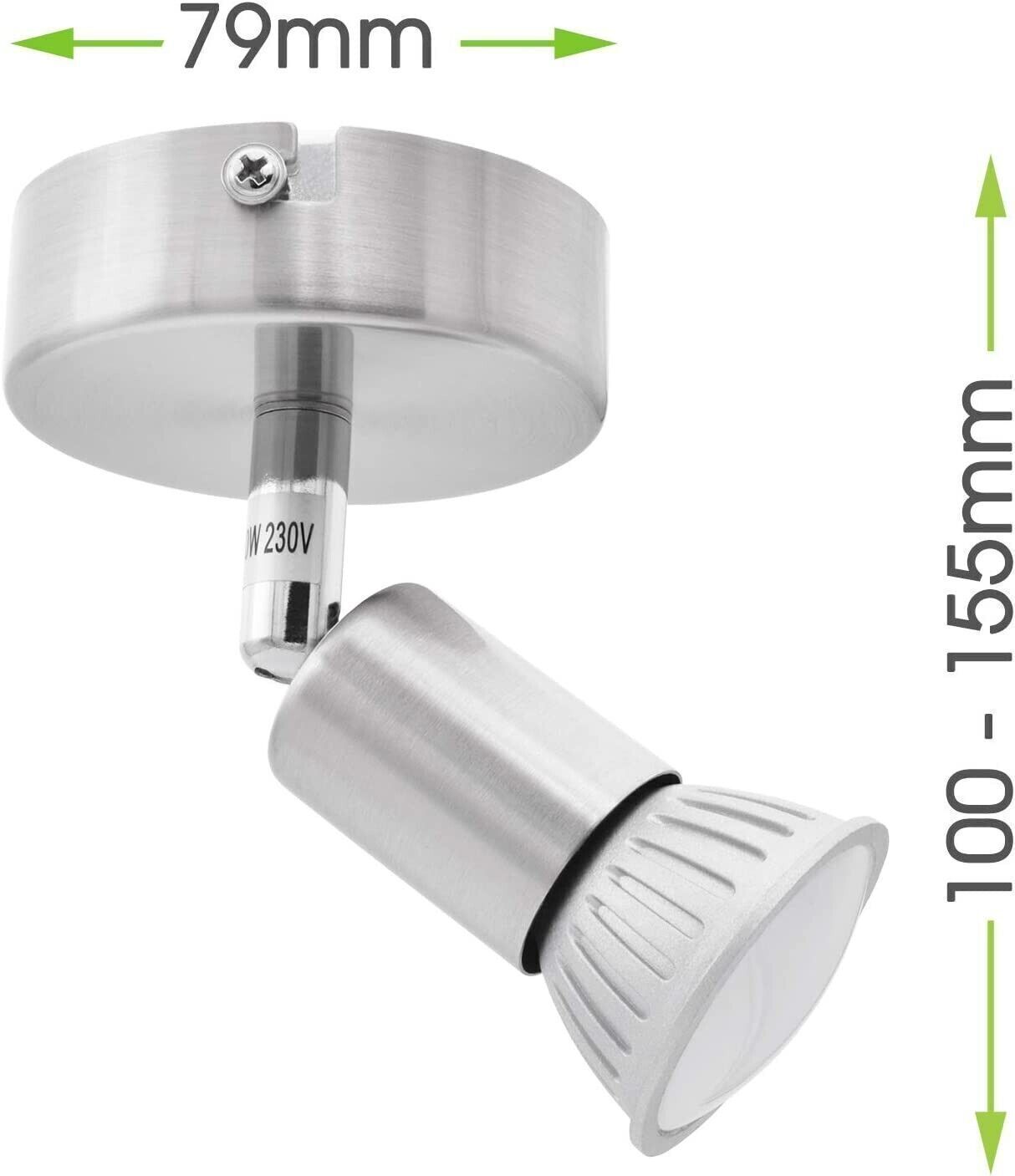 Lumare faretto da soffitto 5W 1 lampada | GU10 400 lumen SMD LED lampada