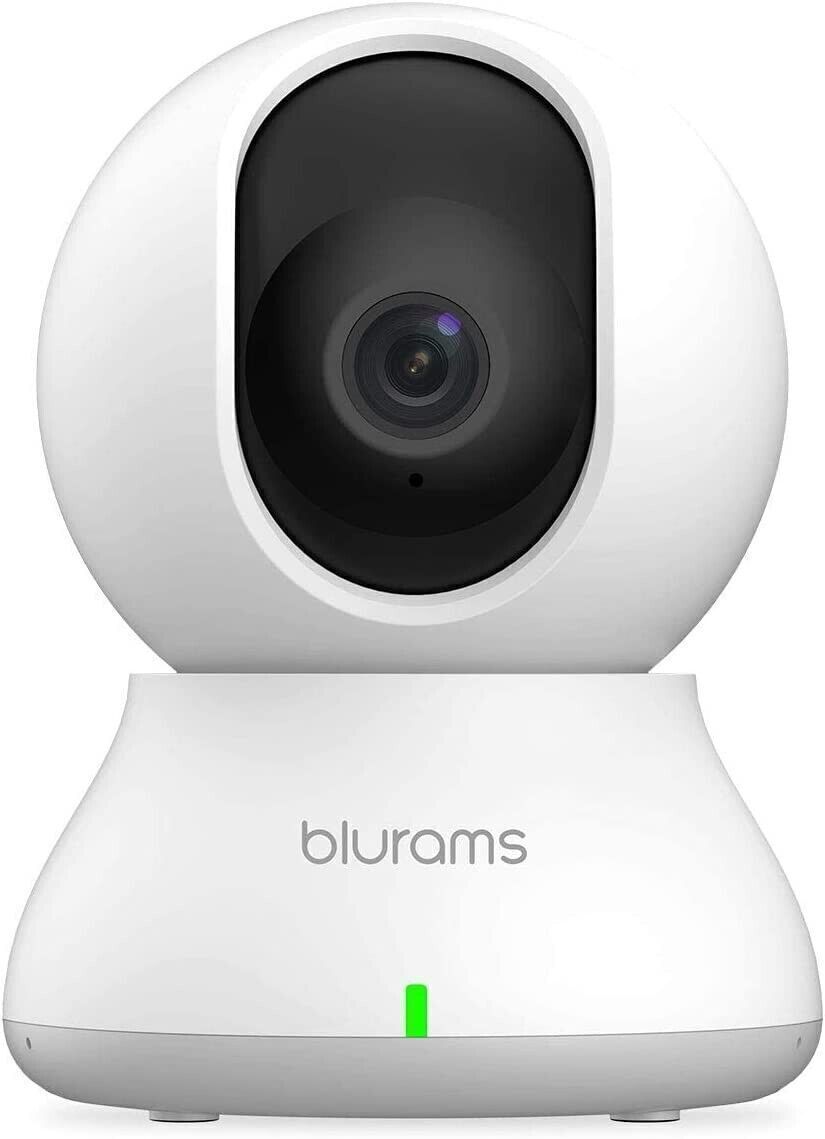 Blurams Telecamera Wi-Fi Interno,2K Videocamera Sorveglianza,Rotazione a 360°,Vi