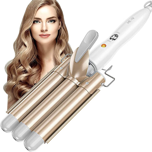 Hair Waver Bacchetta arricciacapelli a 3 cilindri - Arricciacapelli BESTOPE