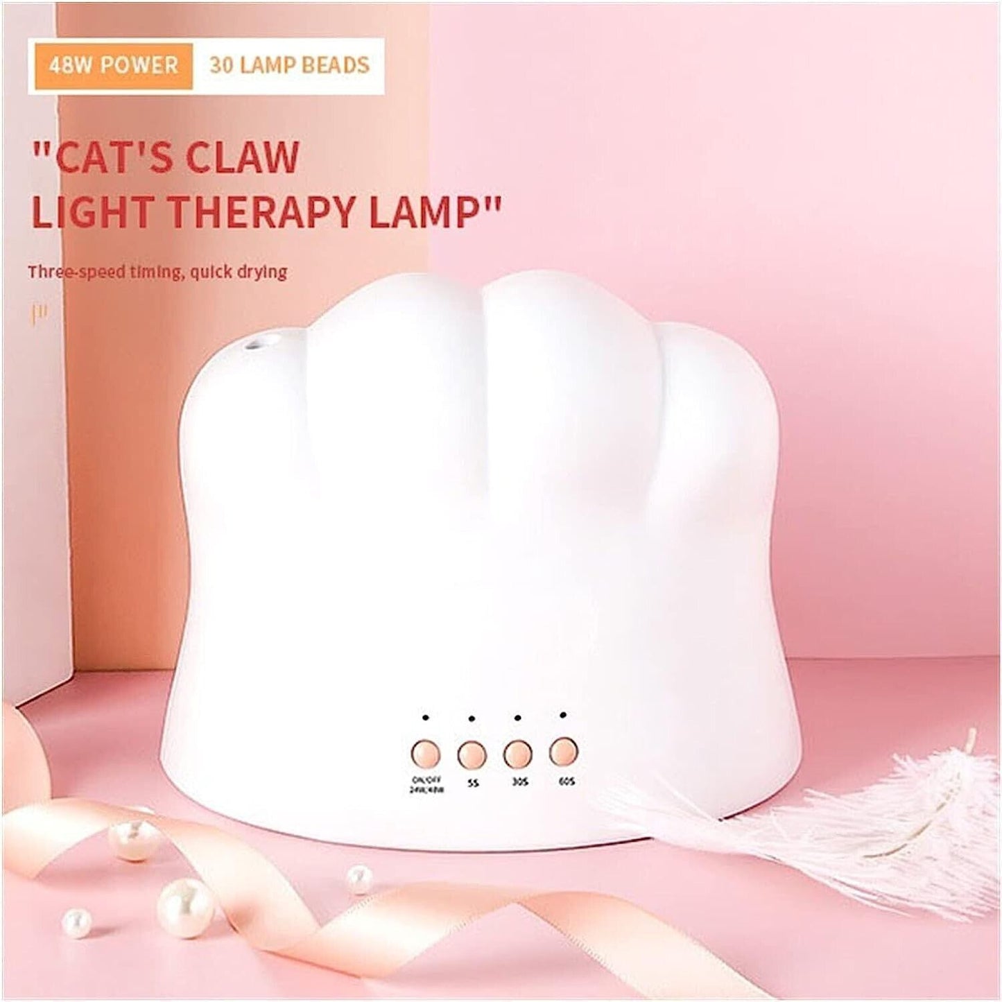 Lampada per Unghie LED UV Lampada per Unghie a LED a Zampa di Gatto, Lampada