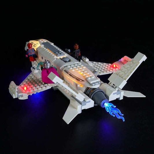 BRIKSMAX Kit di Illuminazione a LED per Lego Jet Stark e l'Attacco del Drone