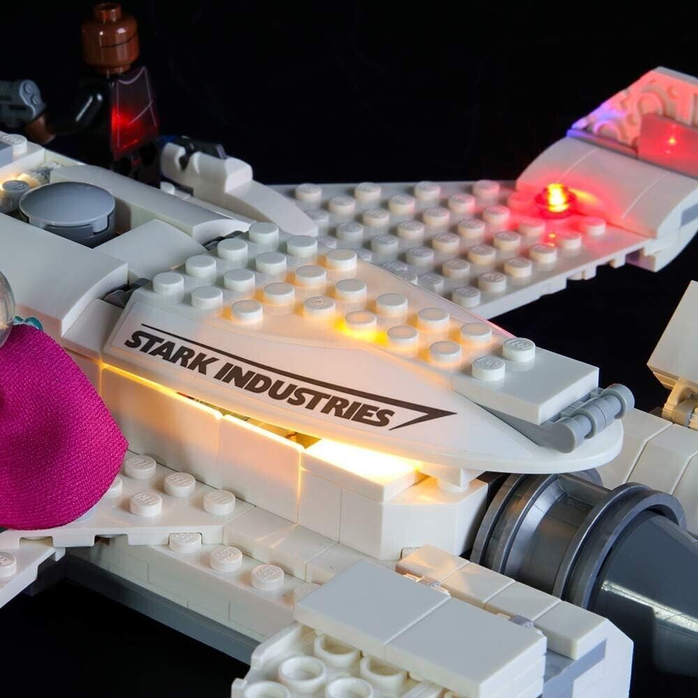 BRIKSMAX Kit di Illuminazione a LED per Lego Jet Stark e l'Attacco del Drone