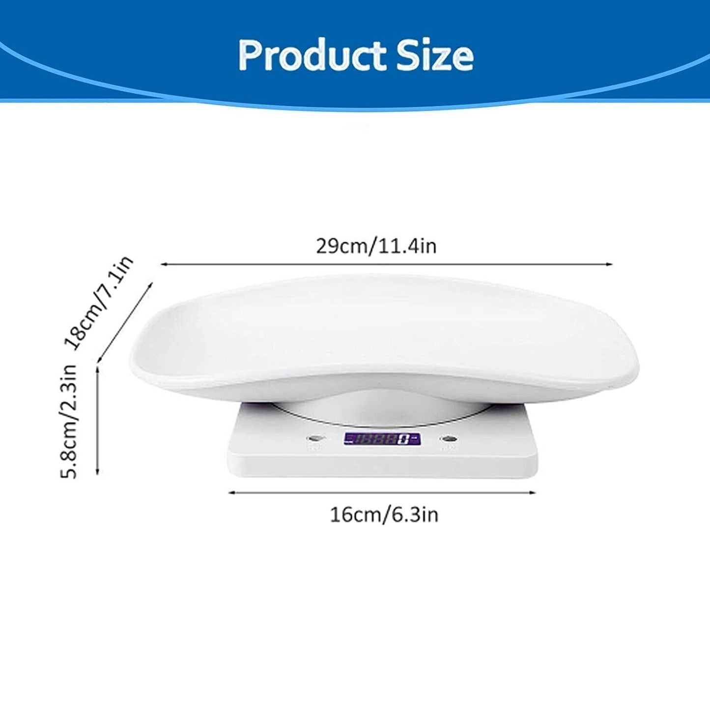 Bilancia per animali domestici, per cuccioli e gattini, misura piccoli animali