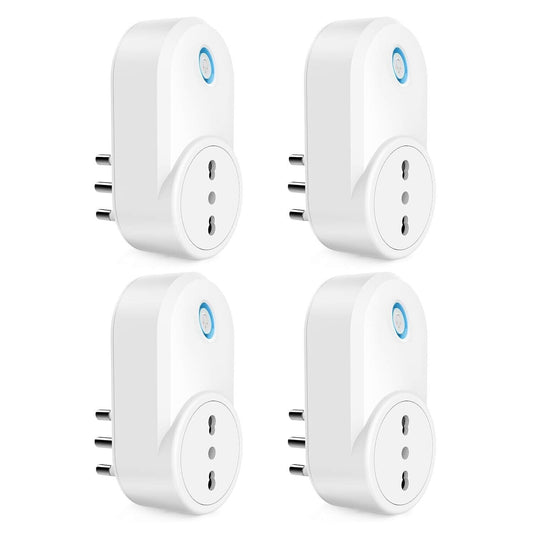 Maxcio Presa Intelligente WiFi, 4 pz Presa Compatibile con Alexa e Google Home