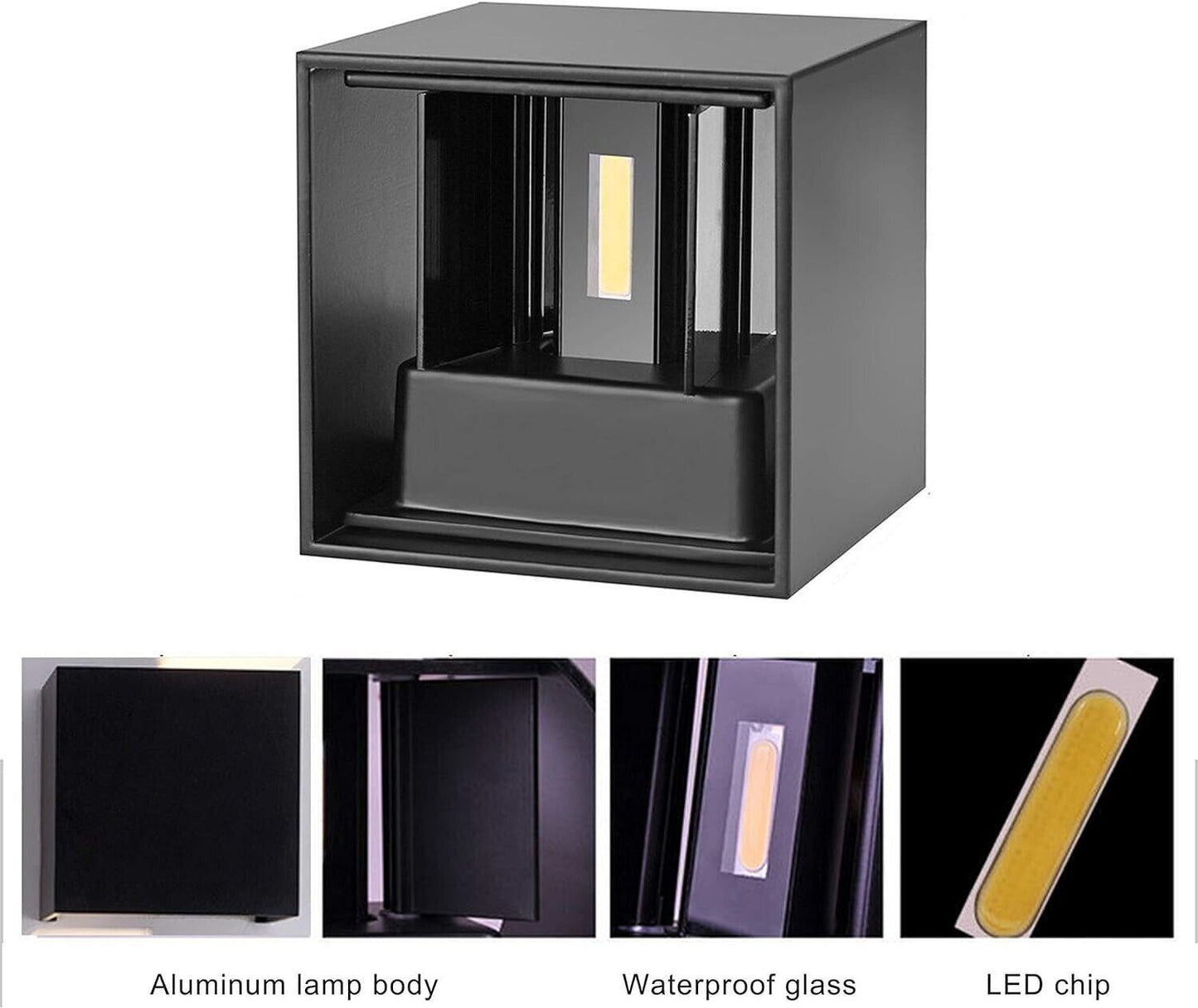 Led Moderno7 W Lampade da Parete per Interni/Esterno, Applique da parete