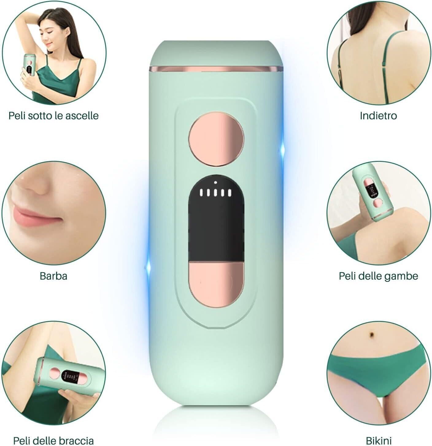 Dispositivo per la depilazione IPL, Depilazione per uomini e donne, Depilazione