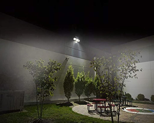 Luci a energia solare, 2 PK 3 teste 286 LED per esterni con sensore di movimento