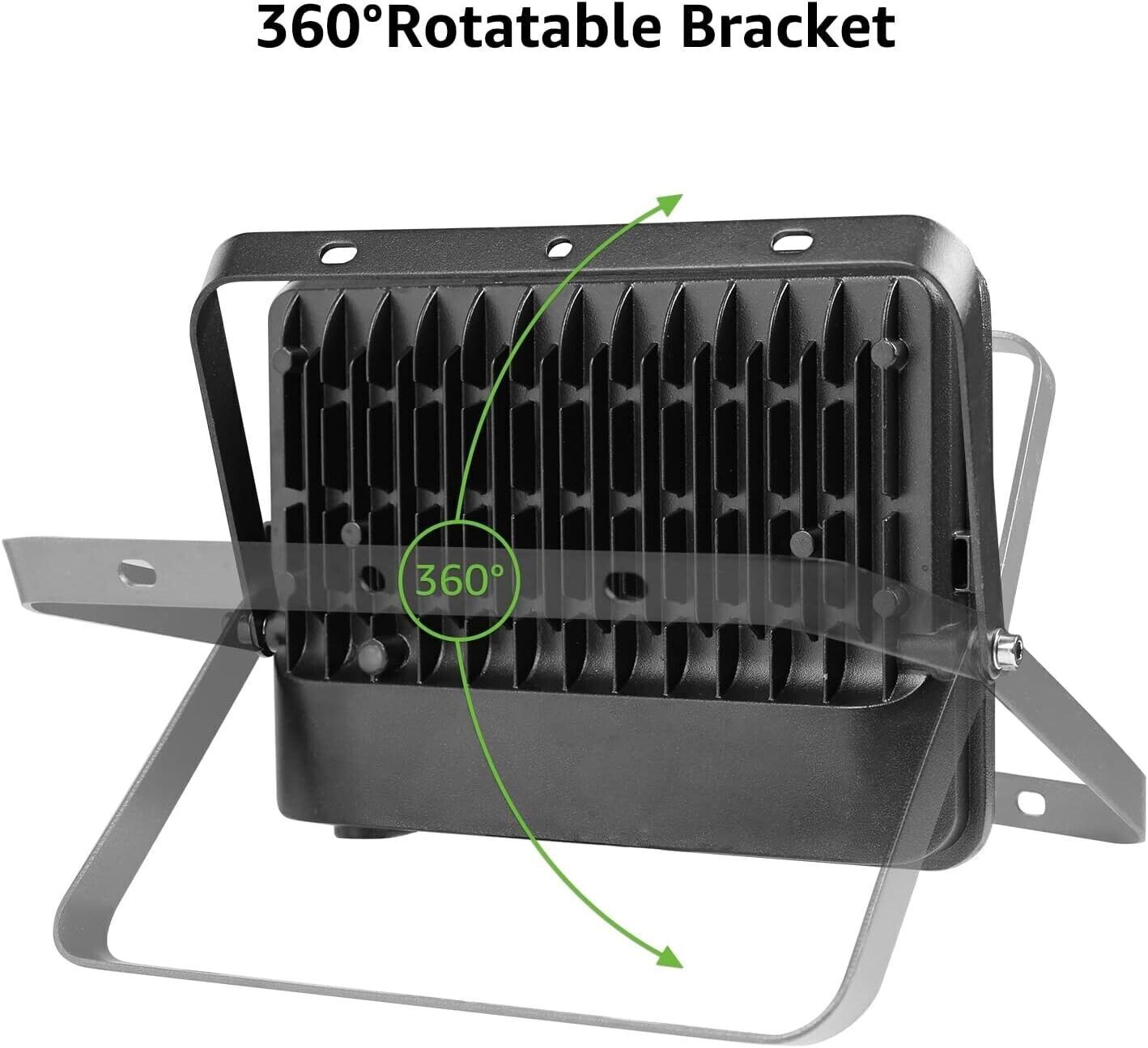 Faretto LED da Esterno 50W, Faro LED Esterno Impermeabile IP65, Proiettore