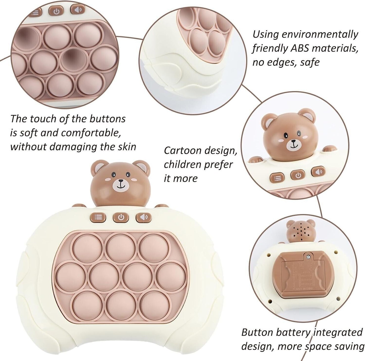 Gioco Elettronico Fidget, Gioco Sensoriale Di Decompressione, Giocattolo Unico