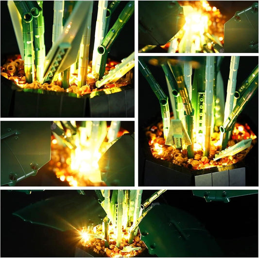 YEABRICKS Kit Luci a LED per Lego 10289 Creator Bird of Paradise Modello