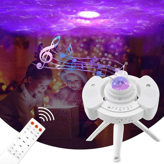 Proiettore Stelle Soffitto, 4 in 1 LED Lampada Proiettore Stelle con Rotazione