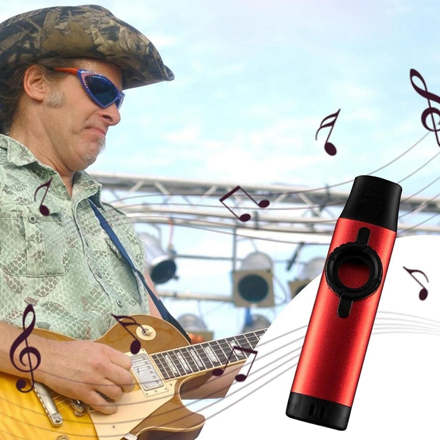 Musica elettronica Kazoo con pickup in metallo Kazoo Strumento musicale