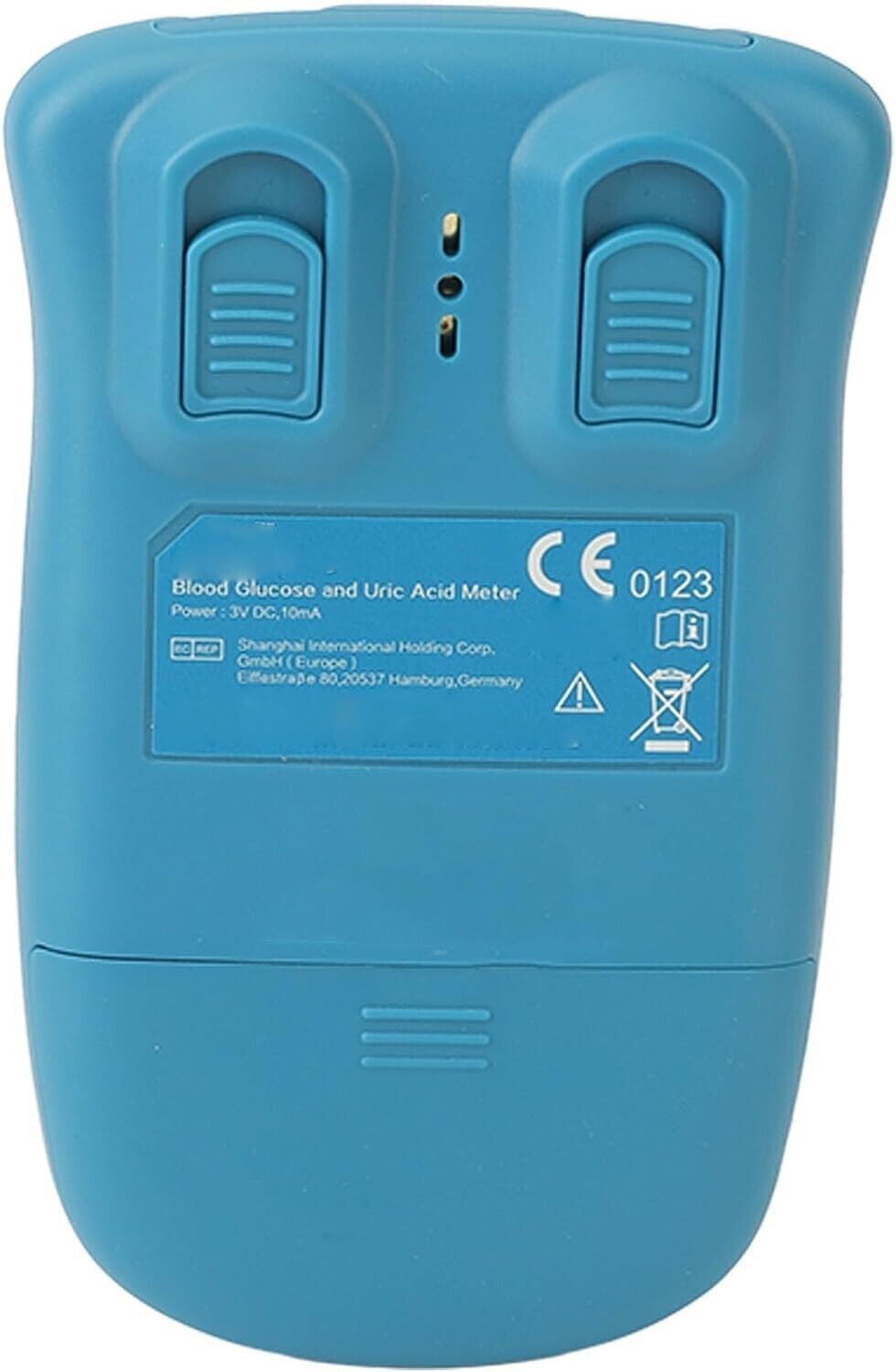 Sinocare Glucometro, 700 Memorizzazione Dati 2 Porte Test Schermo LCD Portatile