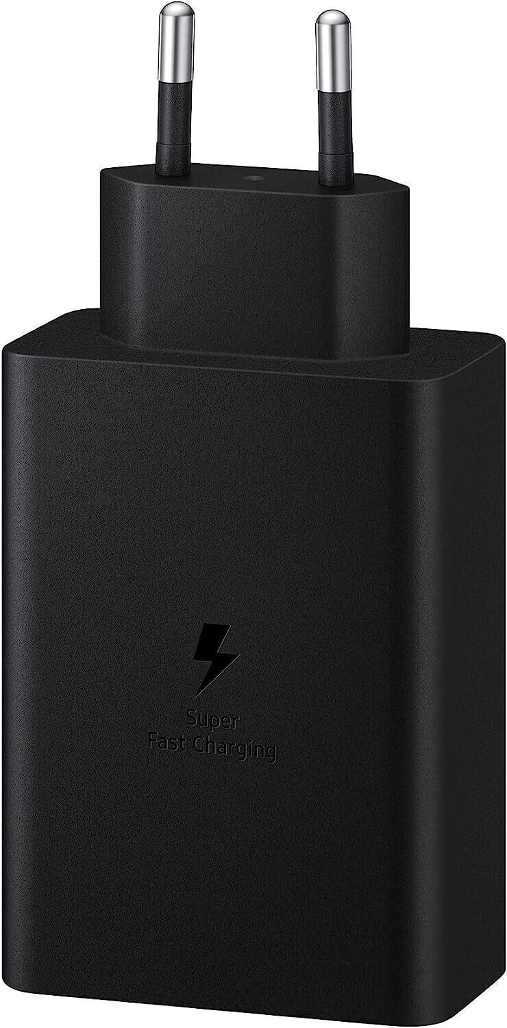 SAMSUNG EP-T6530 Caricabatterie Tre Porte Super Fast Charging Trio (65W), Nero