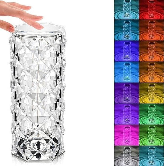 Lampada da Tavolo Touch Senza fili ricaricabile, 16 Colori Lampade Led
