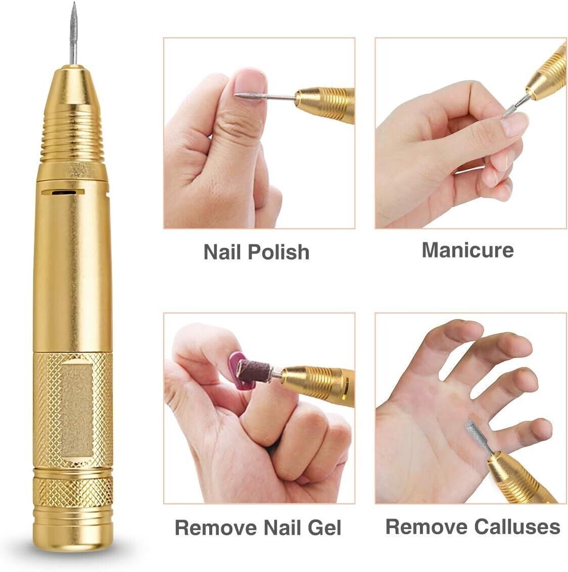 Fresa per unghie per unghie acriliche Kit macchina elettrica per lima per unghie
